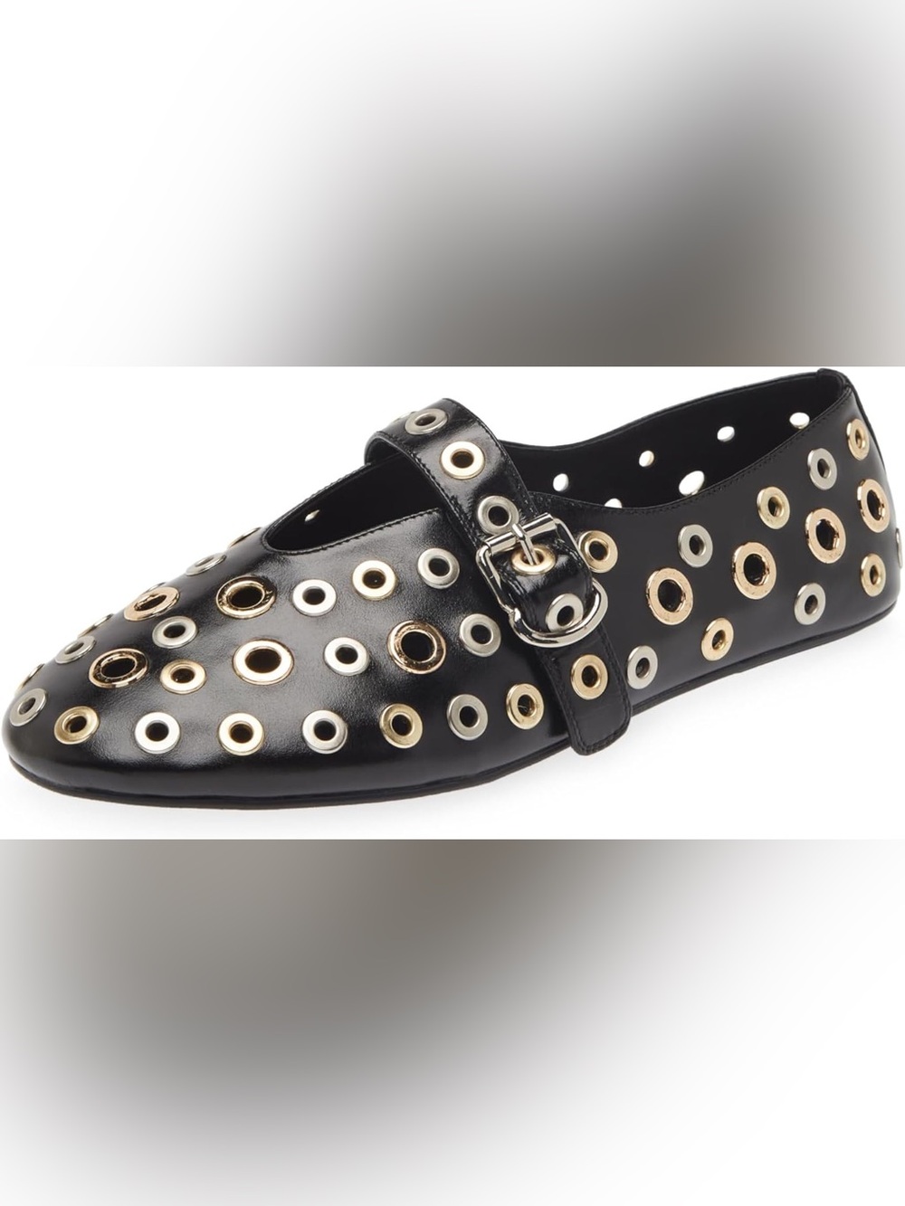 Jeffrey Campbell Grommet Mary Jane Flats